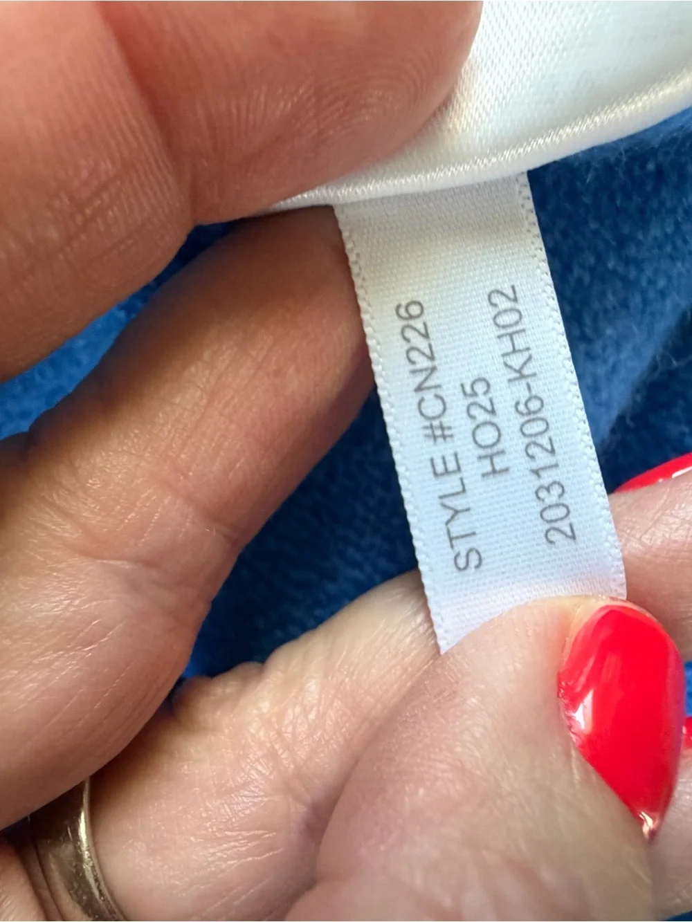 J. Crew garment length